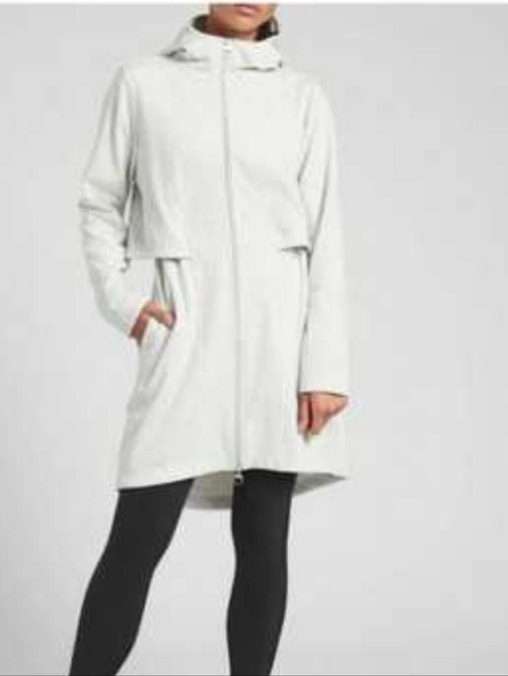 Athleta Cozy Karma Jacket - Light Grey Size XXS